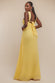Halterneck Thigh Split Chiffon Maxi Dress DR4610