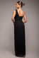 One Shoulder Diamante Chiffon Evening Maxi Dress DR4625