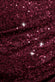 CAP SLEEVE IRIDESCENT SEQUIN COWL MAXI DRESS DR4633PLUS