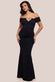Diamante Heart Trim Evening Maxi Dress DR4674