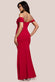 Diamante Heart Trim Evening Maxi Dress DR4674
