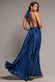 Sunrise Foil Halterneck A-Line Maxi Dress DR4697