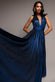 Sunrise Foil Halterneck A-Line Maxi Dress DR4697