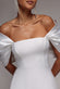 Off Shoulder Back Satin Bow Scuba Mini Dress DR4713