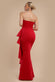 Boobtube Peplum  Waterfall Frill Maxi Dress DR4738