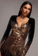 SEQUIN OMBRE VELVET MAXI DRESS DR4756