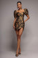 PUFF SLEEVE SWEETHEART MINI DRESS - BY GODDIVA DR4758