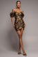 PUFF SLEEVE SWEETHEART MINI DRESS - BY GODDIVA DR4758