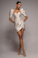 PUFF SLEEVE SWEETHEART MINI DRESS - BY GODDIVA DR4758
