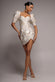 PUFF SLEEVE SWEETHEART MINI DRESS - BY GODDIVA DR4758