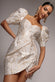 PUFF SLEEVE SWEETHEART MINI DRESS - BY GODDIVA DR4758