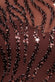 OMBRE SEQUIN BEADED FLARED LONG SLEEVE MAXI DRESS  BY GODDIVA DR4782