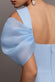 Organza Bow One Shoulder Scuba Crepe Maxi Dress DR4812