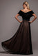 Velvet Bardot Dobby Mesh A Line Maxi Dress DR4827