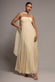 SLEEVELESS PLEATED CHIFFON MULTIWAY SCARF MAXI DRESS BY GODDIVA DR4829