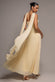 SLEEVELESS PLEATED CHIFFON MULTIWAY SCARF MAXI DRESS BY GODDIVA DR4829