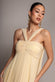 SLEEVELESS PLEATED CHIFFON MULTIWAY SCARF MAXI DRESS BY GODDIVA DR4829