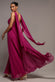 SLEEVELESS PLEATED CHIFFON MULTIWAY SCARF MAXI DRESS BY GODDIVA DR4829