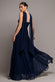 SLEEVELESS PLEATED CHIFFON MULTIWAY SCARF MAXI DRESS BY GODDIVA DR4829