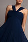 SLEEVELESS PLEATED CHIFFON MULTIWAY SCARF MAXI DRESS BY GODDIVA DR4829
