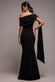 Sash One Shoulder Bardot Maxi Dress DR4830