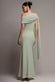 Sash One Shoulder Bardot Maxi Dress DR4830