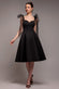 SCUBA & POLKA MESH BELLA BOW MULTIWAY A-LINE MIDI DRESS DR4877