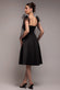 SCUBA & POLKA MESH BELLA BOW MULTIWAY A-LINE MIDI DRESS DR4877
