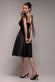 SCUBA & POLKA MESH BELLA BOW MULTIWAY A-LINE MIDI DRESS DR4877