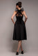 SCUBA & POLKA MESH BELLA BOW MULTIWAY A-LINE MIDI DRESS DR4877