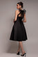 SCUBA & POLKA MESH BELLA BOW MULTIWAY A-LINE MIDI DRESS DR4877