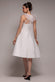 SCUBA & POLKA MESH BELLA BOW MULTIWAY A-LINE MIDI DRESS DR4877