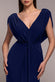 Cowl Plunge Draped Mermaid Maxi Dress DR4879