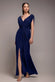 Cowl Plunge Draped Mermaid Maxi Dress DR4879