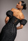 PUFF SLEEVE SWEETHEART MIDI DRESS BY GODDIVA DR4883