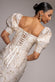 PUFF SLEEVE SWEETHEART MIDI DRESS BY GODDIVA DR4883