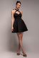 SCUBA & POLKA MESH BELLA BOW MULTIWAY SKATER MINI DRESS DR4887
