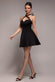 SCUBA & POLKA MESH BELLA BOW MULTIWAY SKATER MINI DRESS DR4887