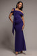 ONE SHOULDER TWISTED BARDOT ASYMMETRIC MERMAID MAXI DRESS DR4910