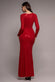 Spangle Lurex Wrap Long Sleeve Maxi With Split DR4917