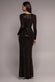 Spangle Lurex Wrap Long Sleeve Maxi With Split DR4917