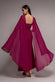 Multiway Cape Chiffon With Embellished Trim Maxi Dress DR4924