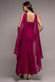 Multiway Cape Chiffon With Embellished Trim Maxi Dress DR4924