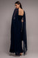 Multiway Cape Chiffon With Embellished Trim Maxi Dress DR4924