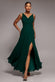 CHIFFON COWL TWISTED ROPE STRAP LACE-UP FLARED MAXI DRESS DR4937