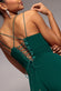 CHIFFON COWL TWISTED ROPE STRAP LACE-UP FLARED MAXI DRESS DR4937