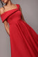 One Shoulder A Line Midi Dress DR4949