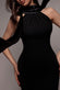 Satin Multi-Tie Halterneck Maxi Dress DR4973QZ