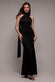 Satin Multi-Tie Halterneck Maxi Dress DR4973QZ