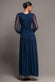 Gathered Long Balloon Sleeve A-Line Mesh Maxi Dress DR5003